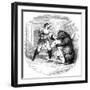 James Whitney Is Caught by a Bear-null-Framed Art Print