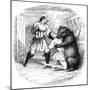 James Whitney Is Caught by a Bear-null-Mounted Art Print