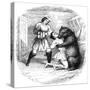 James Whitney Is Caught by a Bear-null-Stretched Canvas