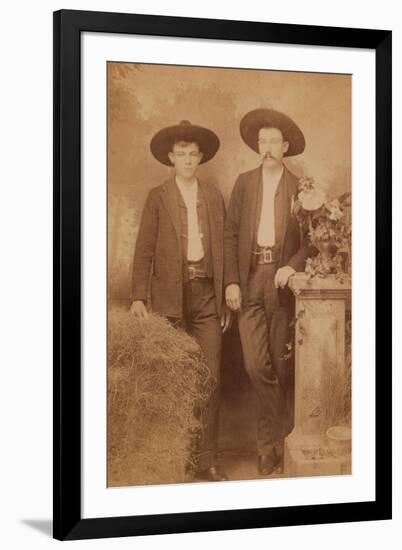 James William Durbin And James D. Sparks, Texas Rangers-null-Framed Art Print