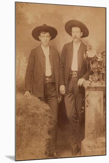 James William Durbin And James D. Sparks, Texas Rangers-null-Mounted Art Print