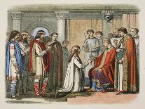 Baptism of King Guthorm, Ad 878, from a Chronicle of England BC 55 to Ad 1485, Pub. London, 1863-James William Edmund Doyle-Giclee Print