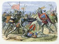 King Edward III refuses succour to his son at the Battle of Crecy, France, 1346 (1864)-James William Edmund Doyle-Giclee Print