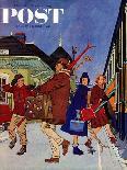 "Wrong Week at the Ski Resort," Saturday Evening Post Cover, January 14, 1961-James Williamson-Giclee Print