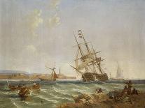 Rough Seas-James Wilson Carmichael-Stretched Canvas