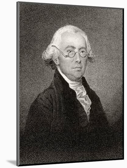 James Wilson, Engraved by James Barton Longacre (1794-1869)-null-Mounted Giclee Print