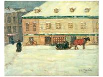 Winter Scene-James Wilson Morrice-Stretched Canvas