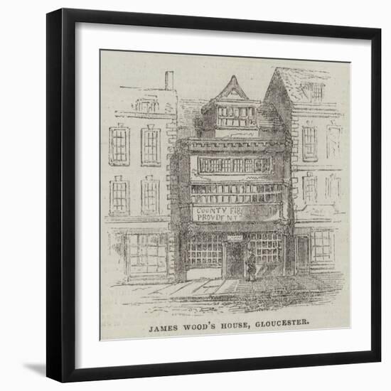 James Wood's House, Gloucester-null-Framed Giclee Print