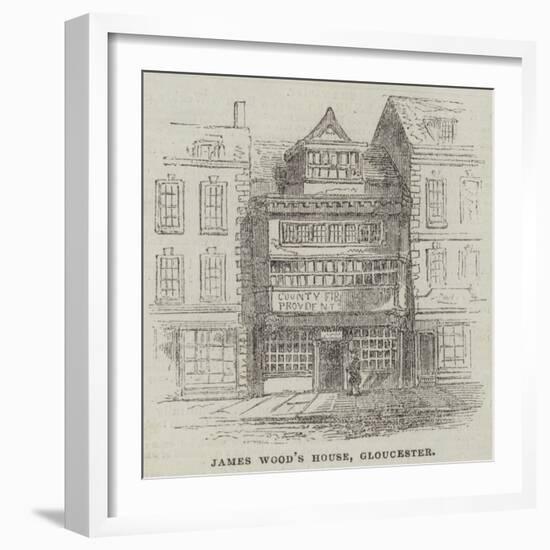 James Wood's House, Gloucester-null-Framed Giclee Print