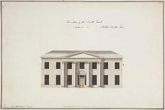 Soho House: Plan of the Ground Storey; Plan of the Bedchamber Storey; Elevation of the South…-James Wyatt-Giclee Print