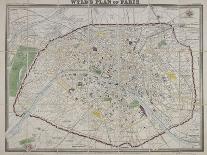 Wyld's Plan of Paris, 1870-James Wyld-Framed Giclee Print