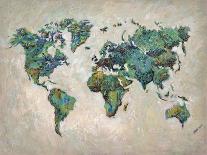 Wonderful World Map-James Zheng-Framed Art Print