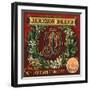 Jameson Brand - Corona, California - Citrus Crate Label-Lantern Press-Framed Art Print