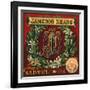 Jameson Brand - Corona, California - Citrus Crate Label-Lantern Press-Framed Art Print
