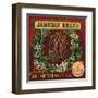 Jameson Brand - Corona, California - Citrus Crate Label-Lantern Press-Framed Art Print