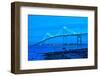 Jamestown Bridge Crossing over Bay at Newport Rhode Island-digidreamgrafix-Framed Photographic Print