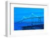 Jamestown Bridge Crossing over Bay at Newport Rhode Island-digidreamgrafix-Framed Photographic Print