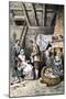 Jamestown Colonists Dealing Out the Last Kernels of Corn During the Starving Time, 1609-1610-null-Mounted Giclee Print