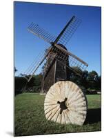 Jamestown Windmill, Conanicut Island, Rhode Island, USA-Walter Bibikow-Mounted Premium Photographic Print
