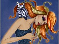 Owl II-Jami Goddess-Framed Art Print