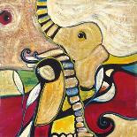 Elephants-Jami Vestergaard-Stretched Canvas