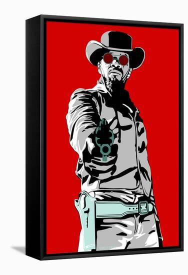 Jamie Foxx - Django-Emily Gray-Framed Stretched Canvas