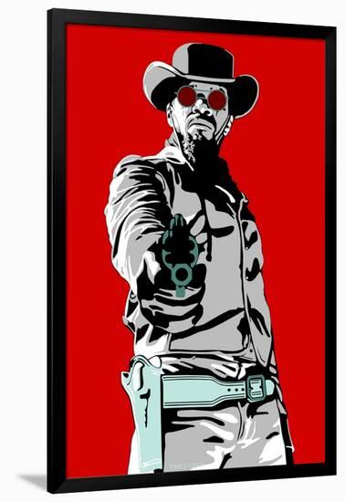 Jamie Foxx - Django-Emily Gray-Framed Giclee Print