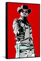 Jamie Foxx - Django-Emily Gray-Framed Stretched Canvas