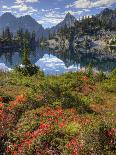 Washington State, North Cascades, Lewis Lake, view from Heather Pass-Jamie & Judy Wild-Stretched Canvas