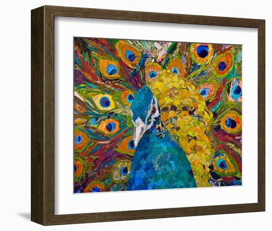 Jamis Peacock-null-Framed Art Print