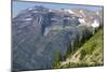 Jammer Bus on the Going-To-The-Sun Road in Glacier, Montana, USA-David R. Frazier-Mounted Photographic Print