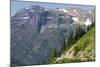 Jammer Bus on the Going-To-The-Sun Road in Glacier, Montana, USA-David R. Frazier-Mounted Photographic Print