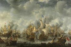 Dutch Ships in a Foreign Port-Jan Abrahamsz. Beerstraten-Art Print