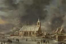 Church of Sloten in the Winter-Jan Abrahamsz. Beerstraten-Art Print