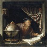 An Astronomer in his Study, 1672-Jan Adriensz van Staveren-Framed Stretched Canvas