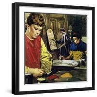 Jan and His Brother Herbert Van Eyck Began Life Apprenticed to a Local Painter-Luis Arcas Brauner-Framed Giclee Print