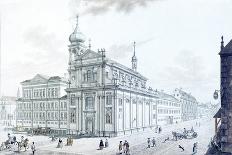 Church of Hibernians (Irish Franciscans) and Hibernian (Hybernská) Street, 1781-Jan Balzer-Stretched Canvas