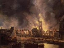 The Great Fire in the Old Town Hall, Amsterdam 1652-Jan Beerstraten-Giclee Print