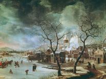 The Town Gate of Hoorn-Jan Beerstraten-Giclee Print