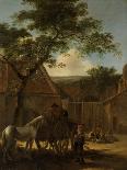 Italian Landscape with a Draughtsman-Jan Both-Art Print