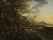 Italian Landscape with a Draughtsman, c.1650-52-Jan Both-Giclee Print