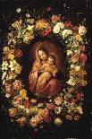 Madonna and Child within a Garland of Flowers-Jan Breugel the Elder-Laminated Giclee Print