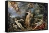 Jan Brueghel 'el Viejo'; Hendrik de Clerck / 'Wealth and the Allegory of Four Elements', 1606, F...-Jan Brueghel the Elder-Framed Stretched Canvas