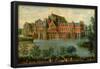 Jan Brueghel 'el Viejo' / 'The Archdukes Isabella Clara Eugenia and Alberto at the Tervuren Pala...-Jan Brueghel the Elder-Framed Poster