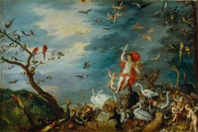 Air-one of four paintings showing the four elements, ordered in 1607 by Cardinal Federico Borromeo.