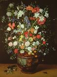 Madonna and Child Surrounded by a Garland of Flowers-Jan Brueghel the Younger-Giclee Print