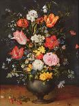 A Still Life of Flowers in a Wooden Tub, C.1630S-Jan Brueghel the Younger-Giclee Print