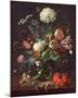 Jan Davidsz de Heem, Vase of Flowers-Dutch Florals-Mounted Art Print