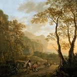 Landscape with Nymphs-Jan Dirksz Both-Mounted Giclee Print