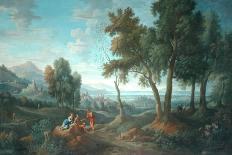 Classical Landscape with Figures-Jan Frans van Bloemen-Giclee Print